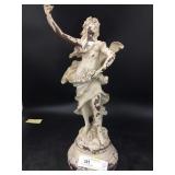 Antiques Cast Metal Statue