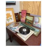 Assorted Frames, Oil on Board, Prints, Etc.