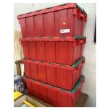 4 Storage Totes