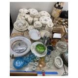 China Set, Beer Steins, Misc. Art Glass