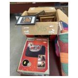 Massage Pillow and Framed Items