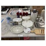 Ruby Glass, Misc. China, Servingware & Glassware