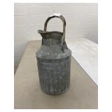 Early Galvanized 5 Gallon Fuel Can