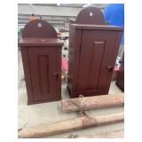 2 Contemporary Wall Cabinets