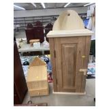 2 Contemporary Handmade Wall Box and Cabinet