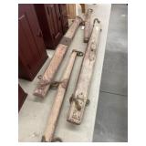 Primitive Red Painted Double Tree and Hitch