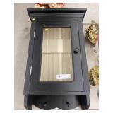 Contemporary Black Painted Hanging Cabinet