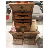3 Criollo Cigar Boxes