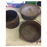Wagner and Wenzel Cast Iron Dutch Oven and Pot