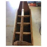 Primitive Wooden Tool Tote