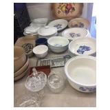 Pfaltzgraff and Misc Glassware