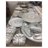 Hand Hammered Serving Pieces, Tumbler Set, Etc.