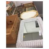 Wall Hangings, Mirror and Fruit Box