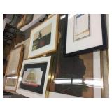 2 Antique Framed Maps