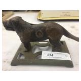 Vintage Cast Iron Dog Form Nutcracker