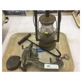 Hurricane Lanterns, #0 Griswold Childs Skillet, Et