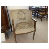 Wooden Upholstered Side Chair