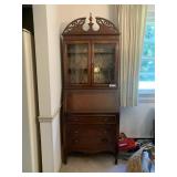 Mahogany Ornately Decorated Secretary