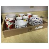 Decorative Cups and Saucers