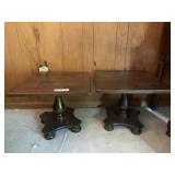 Pair of Softwood End Tables