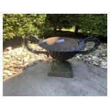 Vintage Cast Iron Flower Pot