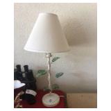 Decorative Glass and Metal Table Lamp