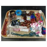 Tray Lot of New Costume Jewelry
