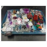 Tray Lot of New Costume Jewelry