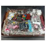 Tray Lot of New Costume Jewelry