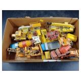 Tray of Matchbox and Lesney Construction Toys