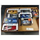 8 Die-Cast Various Cars.  (Mostly Dodge)