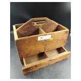 Antique Wooden Carrying Box