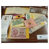 Foreign Currency & Lincoln Kennedy Pennies