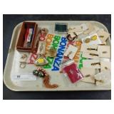 Tray of New Cuff Links, Tie Bars & Misc.