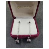 Pair of 14K Ball-Form Earrings
