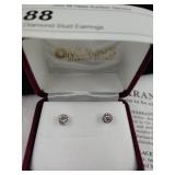 Pair of Diamond Stud Earrings
