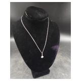 14K Necklace with Multiple Diamond Chips