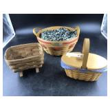 3 Longaberger Baskets