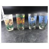4 Vintage Peanut Butter Glasses