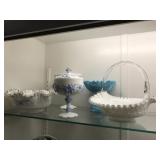 Collection of Milk Glass