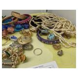 Tray of Costume Jewelry