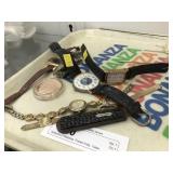 Selection of Watches, Pocket Knife, Token,