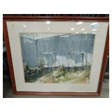 Print of Old Barn by Hensel 1984