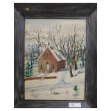 Original Oil on Canvas Painting of Trinity