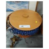 Circular Sewing Basket