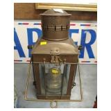 Brass Neptune Kerosene Lantern with Brass Handle