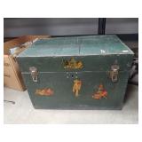 Vintage Finger-Jointed Painted Box