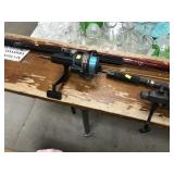 4 Various Fishing Rods Including FiberFlex Fly Rod