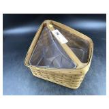 Square Longaberger Basket with Handle
