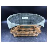 Longaberger Handled Basket with Liner